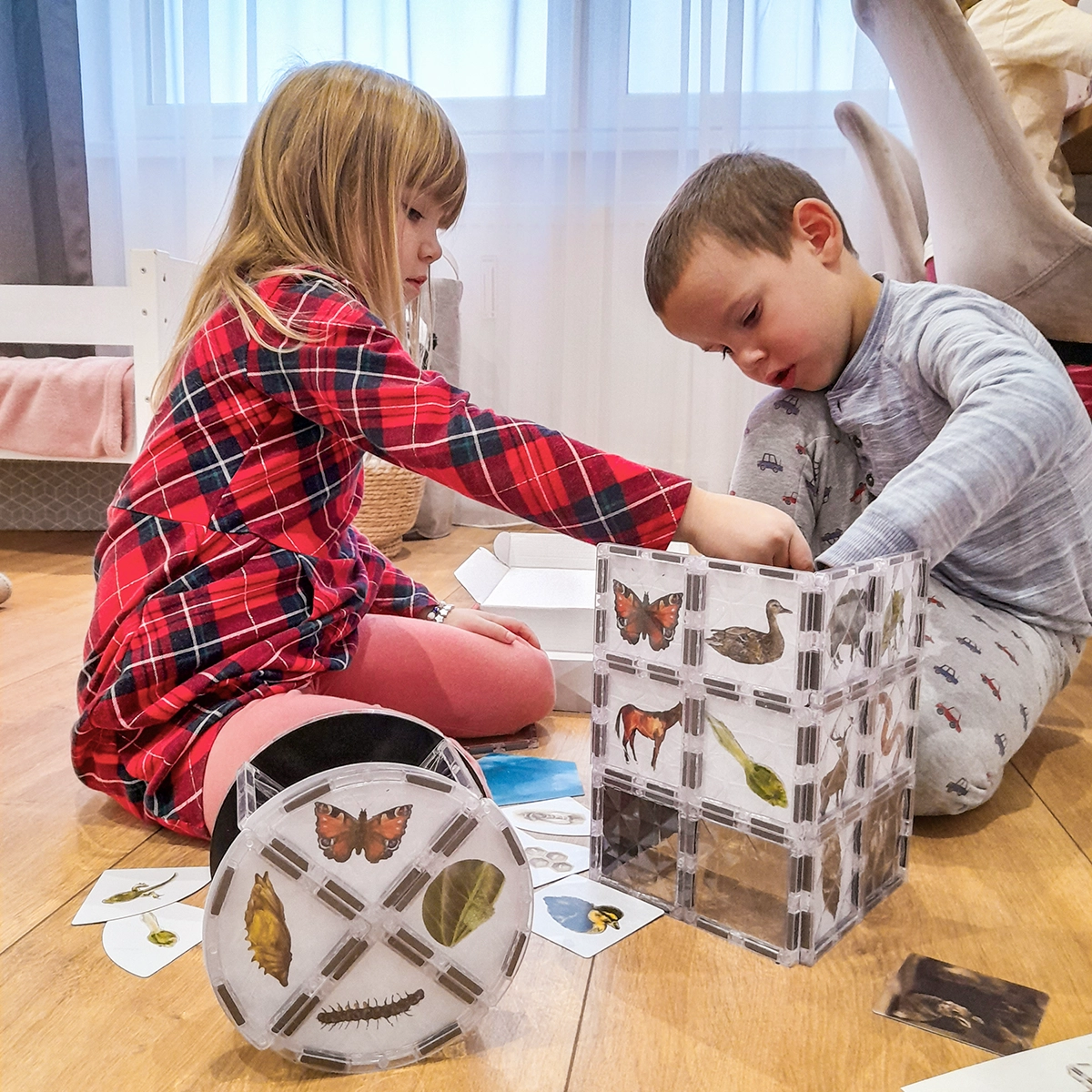 Magnetbaukasten COLORMAG CLEAR