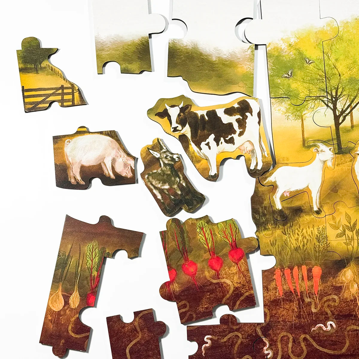 Bodenpuzzle Bauernhof