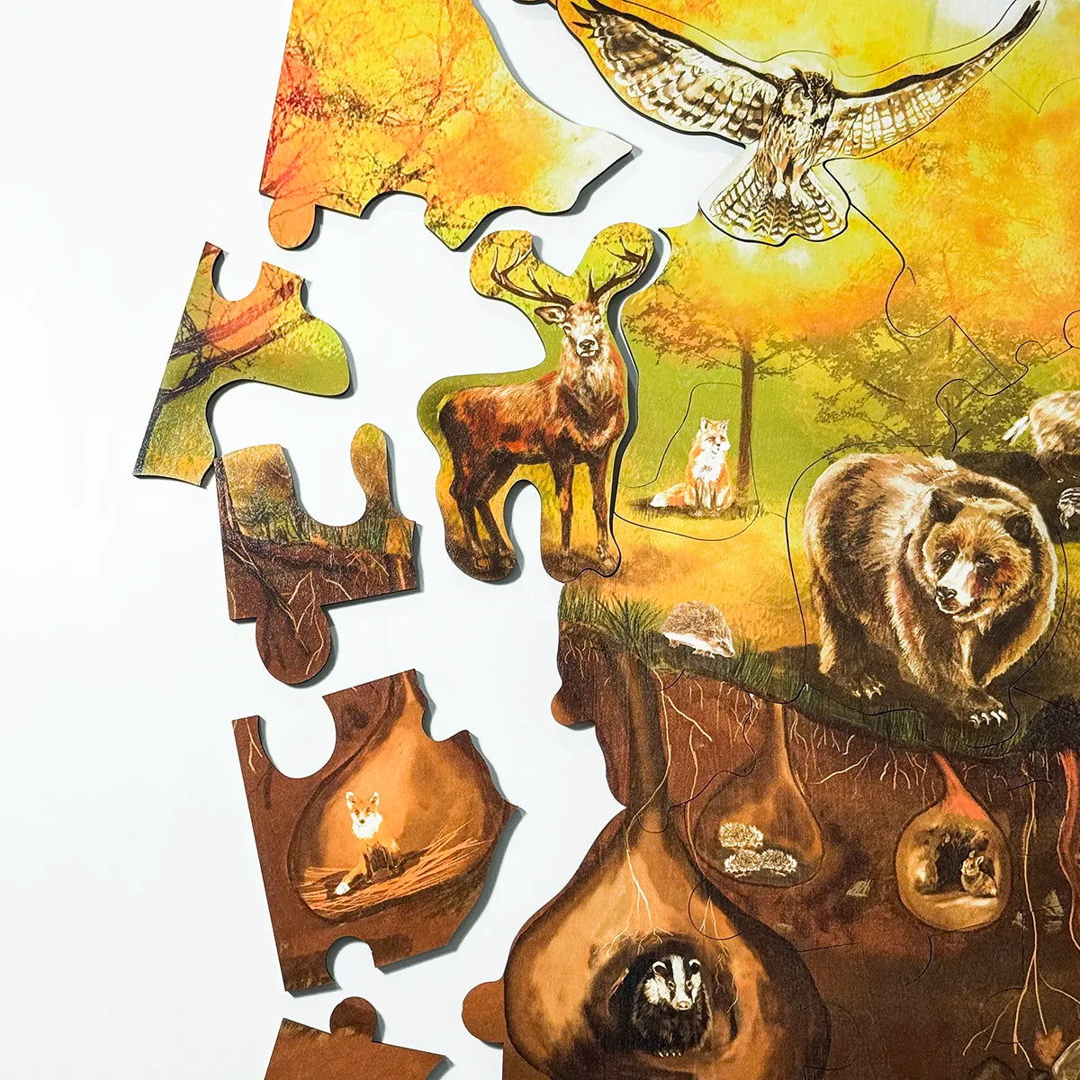 Bodenpuzzle Wald