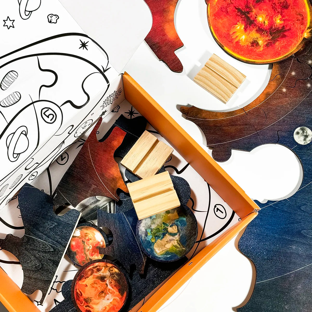 Bodenpuzzle Weltraum