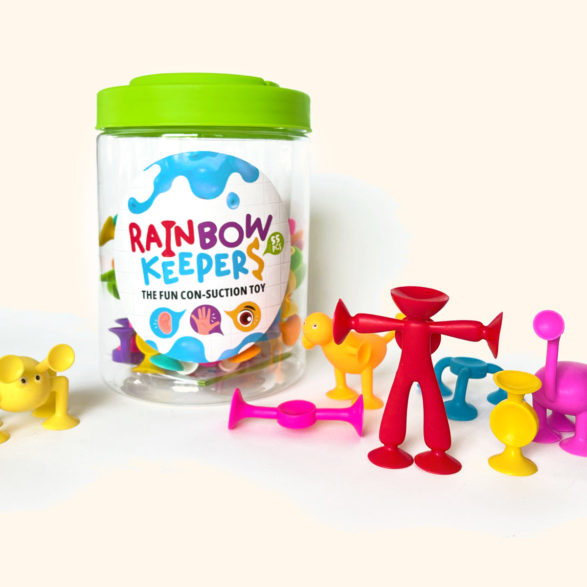 Rainbow Keepers Saugnäpfe-Set 55 Stück