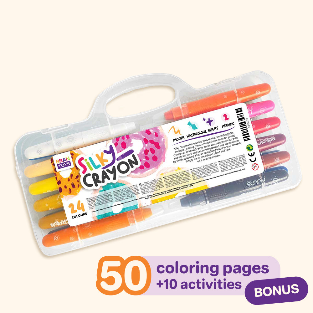 Silky Crayon Wachsmalstifte