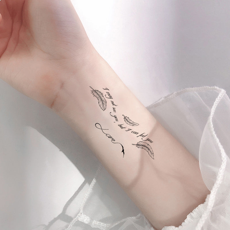 Abziehbare Tattoos - Boohoo-Stil