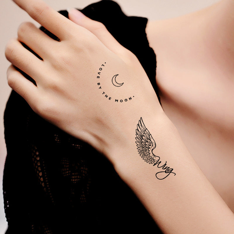 Abziehbare Tattoos - Boohoo-Stil