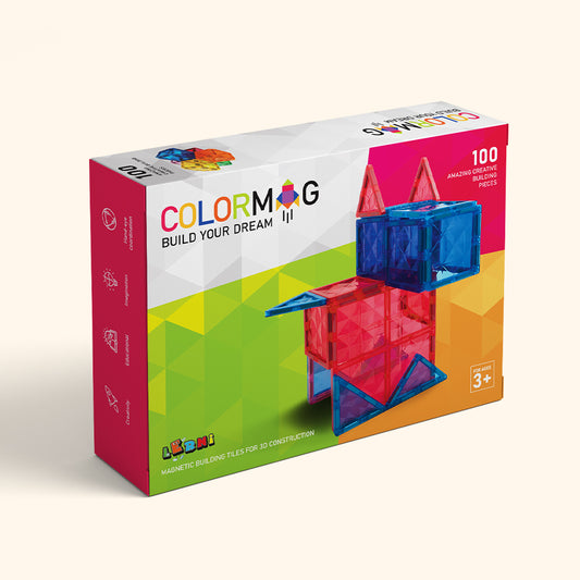 COLORMAG Magnetbaukasten 100 Stück