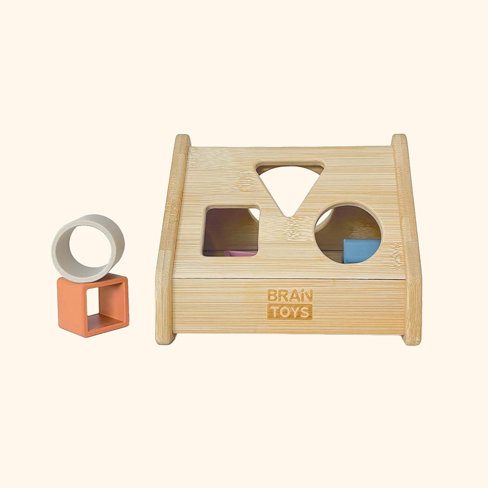 Bambushaus - Sortierbox aus Silikon