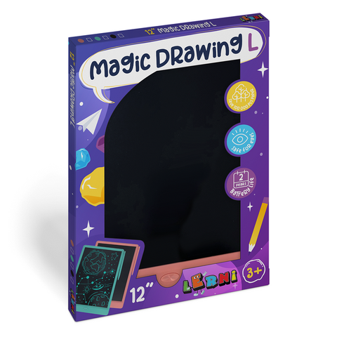 Magic Drawing Schreibtafel - L Pink